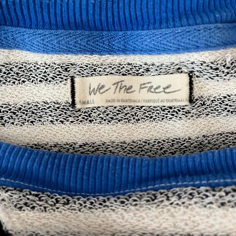 We The Free Black n White Striped Knit - Picture 3 of 5